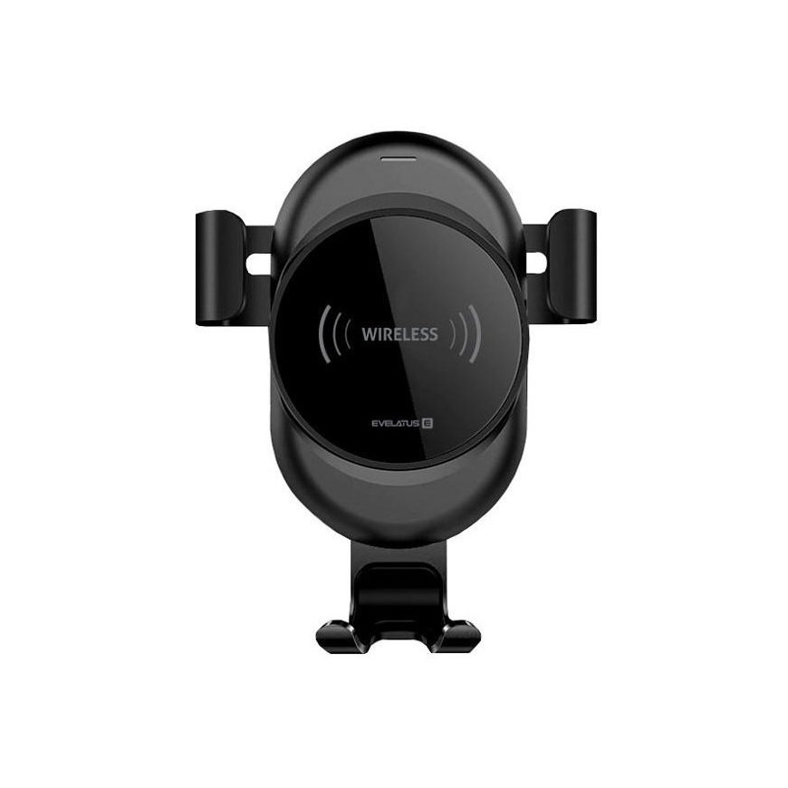 Evelatus Gravity Car Holder su Belaidės Charger WCH02 Juodas – 2