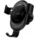 Evelatus Gravity Car Holder su Belaidės Charger WCH02 Juodas Evelatus Gravity Car Holder su Belaidės Charger WCH02 Juodas
