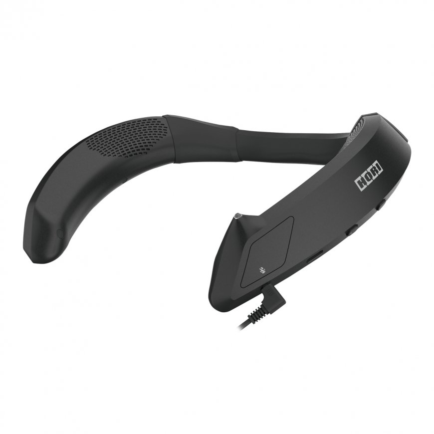 Hori MBS-007U austiņas un brīvroku komplekts Vadu Aptīts ap kaklu Speļu USB Veids-C Melns