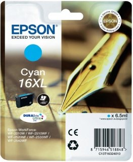 Epson Pen and crossword Singlepack Cyan 16XL DURABrite Ultra Ink