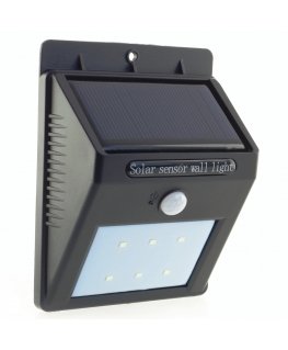 PowerNeed SL09P outdoor lighting Outdoor wall lighting Non-changeable bulb(s) LED Black