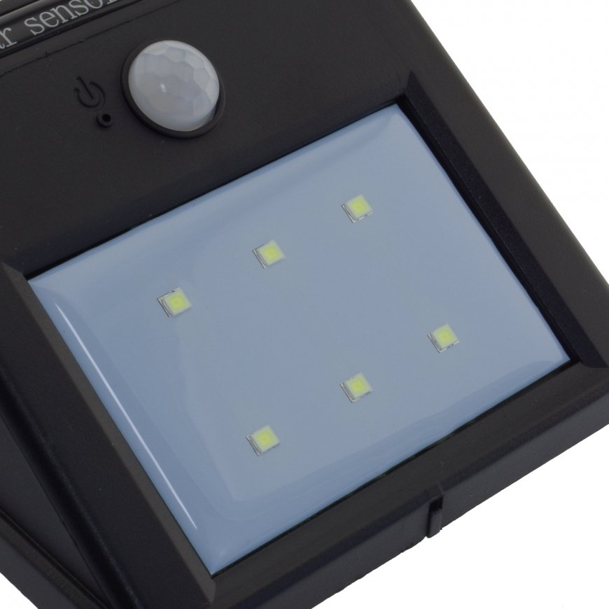 PowerNeed SL09P outdoor lighting Outdoor wall lighting Non-changeable bulb(s) LED Black – 5