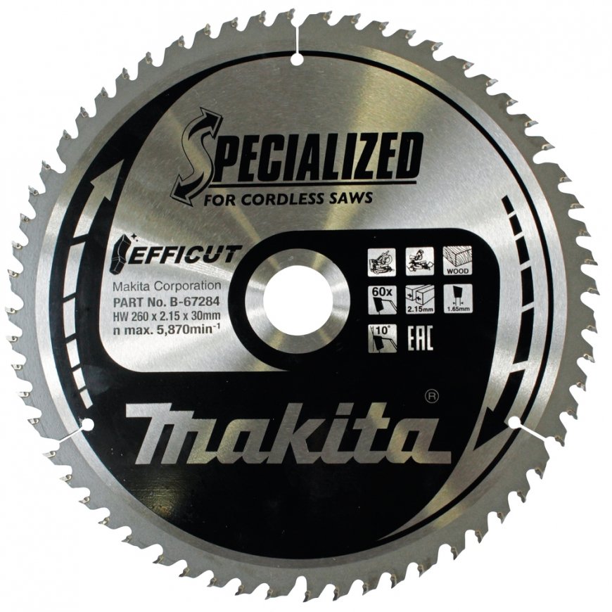 Makita B-67284 griezējdisks disku zāģiem 26