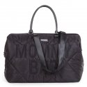 CHILDHOME DIDELIS MAMOS REIKMENŲ KREPŠYS MOMMY BAG, PUFFERED - Juodas CHILDHOME DIDELIS MAMOS REIKMENŲ KREPŠYS MOMMY BAG, PUFFERED - Juodas