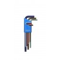 Bondhus Allen set 1.5-10 BONDHUS - long, with ball, color [9 v.]