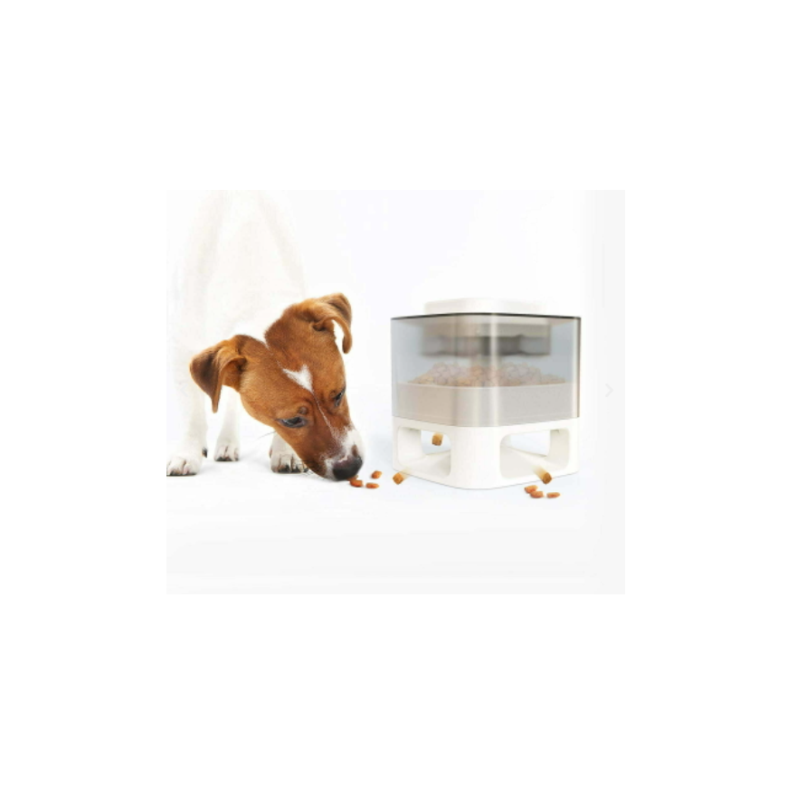 Media-Tech PET AUTO-BUFFET - Mechanical dry food dispenser for dogs or cats, controlled by the pet, white – 4