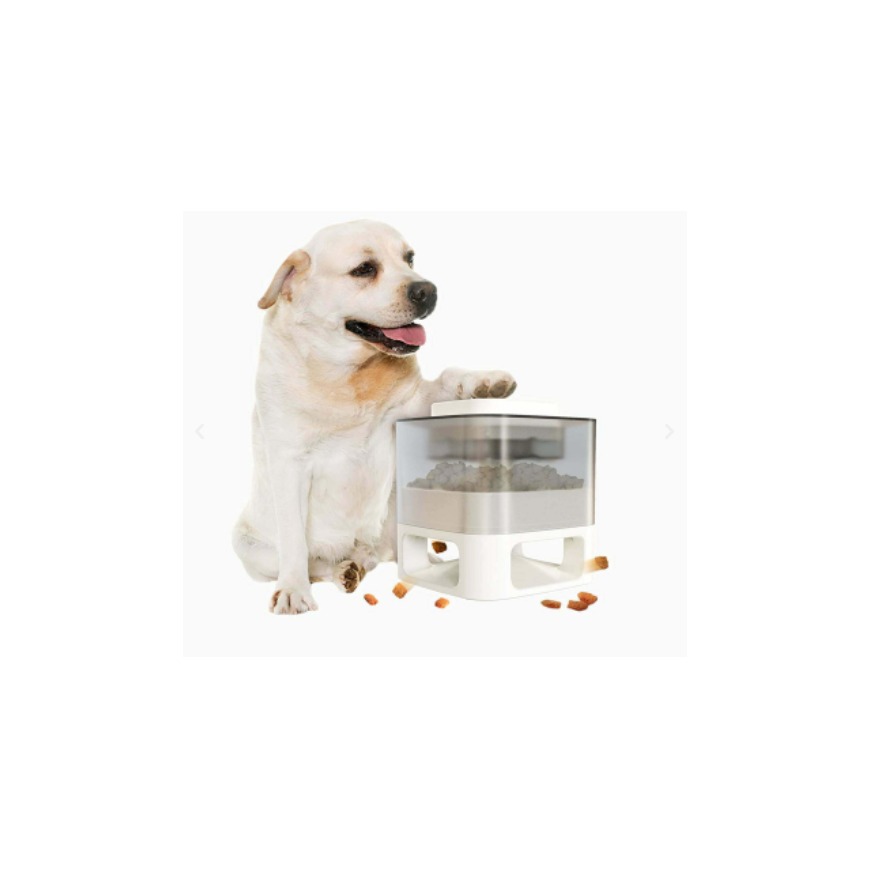 Media-Tech PET AUTO-BUFFET - Mechaninis sauso ėdalo dozatorius šunims ar katėms, valdomas augintinio, baltas – 5