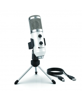 Fifine K056A Gaming Microphone | podcasts | streams | tripod | white