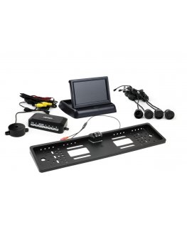 Amio Parking sensor kit tft02 4.3 inch with camera hd-402-led 4 black sensors