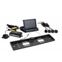 Amio Parking sensor kit tft02 4.3 inch with camera hd-402-led 4 black sensors
