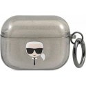 Karl Lagerfeld Karl Head Glitter Protective Case for AirPods Pro Black Karl Lagerfeld Karl Head Glitter Protective Case for AirPods Pro Black