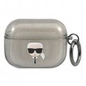 Karl Lagerfeld Karl Head Glitter Protective Case for AirPods Pro Black Karl Lagerfeld Karl Head Glitter Protective Case for AirPods Pro Black