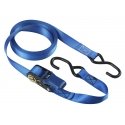 MASTER LOCK 5m x 25mm ratchet tie down with s-hooks 4-pack blue MASTER LOCK 5m x 25mm ratchet tie down with s-hooks 4-pack blue