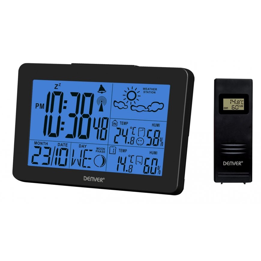 Denver WS-530BLACK digital weather station Black