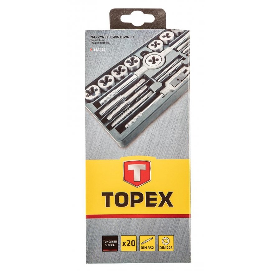 Topex taps and dies set 20