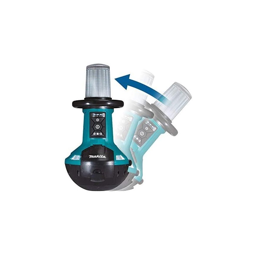 Makita DML810 LED Akumuliatorinis vertikalus darbinis žibintas 18V / 230V / 5 500 liumenų – 3