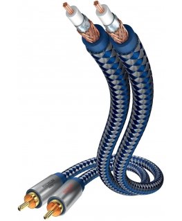 Verschiedene InAkustik in-akustik 0040403 - 2 x RCA - 2 x RCA - Copper - 3 m - Mėlyna