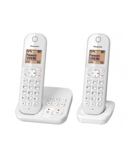 Panasonic KX-TGC422 DECT telefonas Skambintojo ID Balta