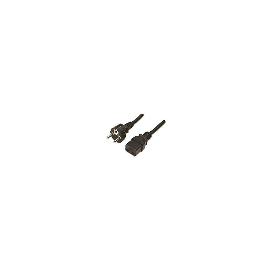 MANHATTAN 302821 Manhattan Power cable IEC320 Schuko to C19 16A 2.5m black