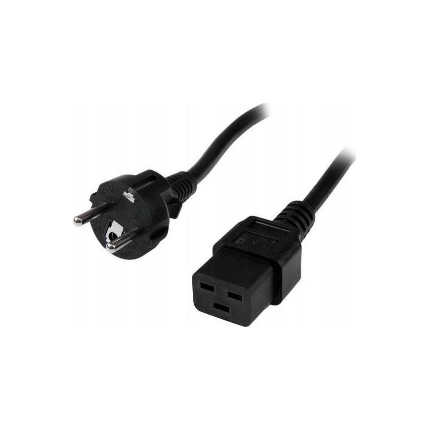 MANHATTAN 302821 Manhattan Power cable IEC320 Schuko to C19 16A 2.5m black – 4