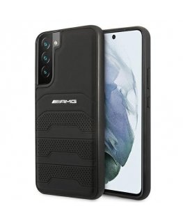 Case Mercedes AMG AMHCS22MGSEBK S22 + S906 black/black hardcase leather embossed lines