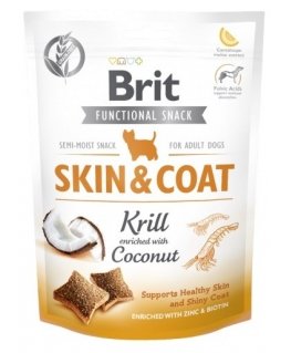 BRIT Functional Snack Skin&Coat Krill - Maius koerale - 150g