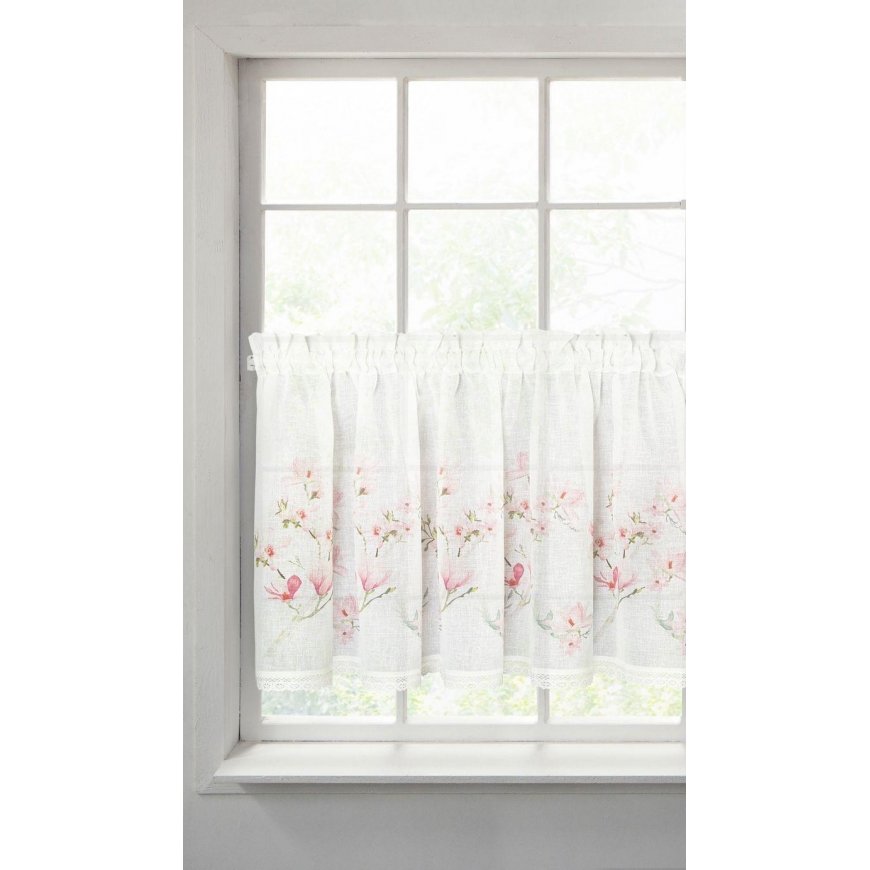Eurofirany FIR / AMELIA / B + Pink 60X150 Day curtains