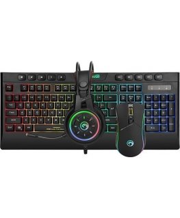 Klaviatūra Marvo CM305 + ausinės (CM305 US)