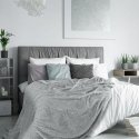 Eurofirany DESIGN 91 Soft and gentle blanket CINDY with embossed pattern, 220X200 cm, color: silver