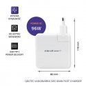 QOLTEC 51709 Power charger Fast 96W 5 20V 3 4.7A USB C PD Baltas QOLTEC 51709 Power charger Fast 96W 5 20V 3 4.7A USB C PD Baltas