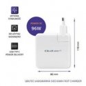 QOLTEC 51709 Power charger Fast 96W 5 20V 3 4.7A USB C PD Baltas QOLTEC 51709 Power charger Fast 96W 5 20V 3 4.7A USB C PD Baltas