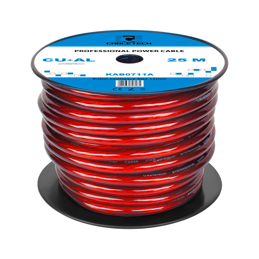 Cabletech 2Ga OD12mm CU + AL automobilio laidas