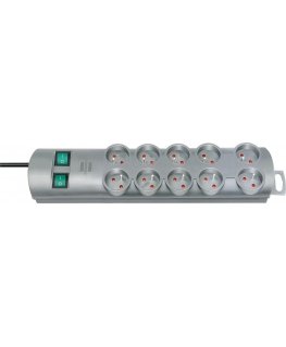 Power strip Brennenstuhl Primera-Line 10 sockets 2 m silver (1441030000)