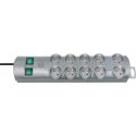 Power strip Brennenstuhl Primera-Line 10 sockets 2 m silver (1441030000)