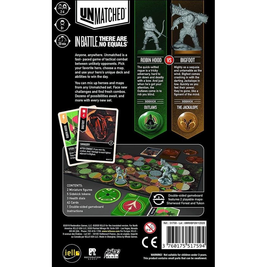 Iello Unmatched: Robin Hood Vs. Bigfoot – 3