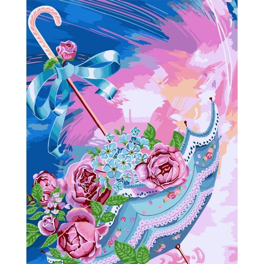 Beldizart Wizardi Painting by Numbers Kit Umbrella 40x50 cm R006