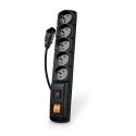 Hsk Data Acar Acar Power Strip F5 5 lizdai 1,5 m (W0086) Hsk Data Acar Acar Power Strip F5 5 lizdai 1,5 m (W0086)