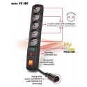 Hsk Data Acar Acar Power Strip F5 5 lizdai 1,5 m (W0086) Hsk Data Acar Acar Power Strip F5 5 lizdai 1,5 m (W0086)