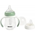 BEABA MOKOMASIS BUTELIUKAS-GERTUVĖ 2IN1, 210 ML, SAGE Žalias BEABA MOKOMASIS BUTELIUKAS-GERTUVĖ 2IN1, 210 ML, SAGE Žalias