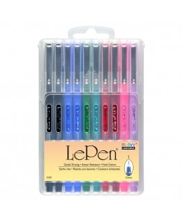 Marvy Uchida MARVY stylish pens with a thin tip "Le Pen" Basic, 10 pcs.