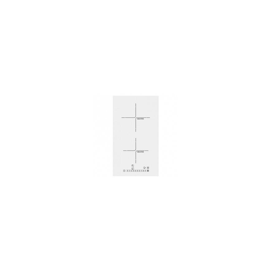 Int. induction plate, Schlosser, domino, white PI302S1CW – 2