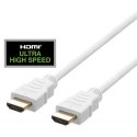 Deltaco HU-30A HDMI kabelis 3 m HDMI A tipo (standartinis) Balta Deltaco HU-30A HDMI kabelis 3 m HDMI A tipo (standartinis) Balta