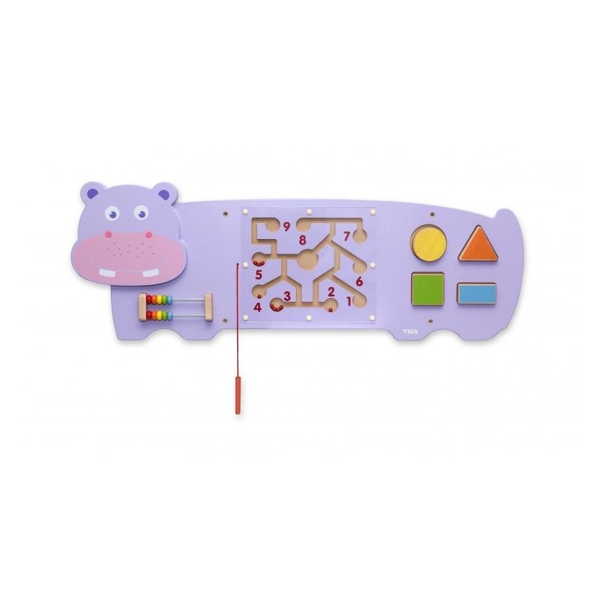 Sensory manipulation board Viga Toys wooden behemoth – 2