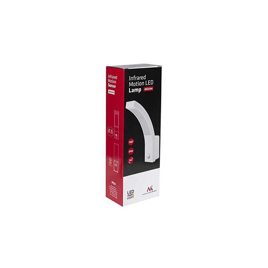 MACLEAN MCE244 Maclean MCE244 LED lamp su infrared motion sensor 140 750lm 9m range IP54 – 5