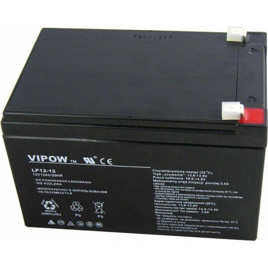 VIPOW Lead battery VIPOW 12V 12Ah