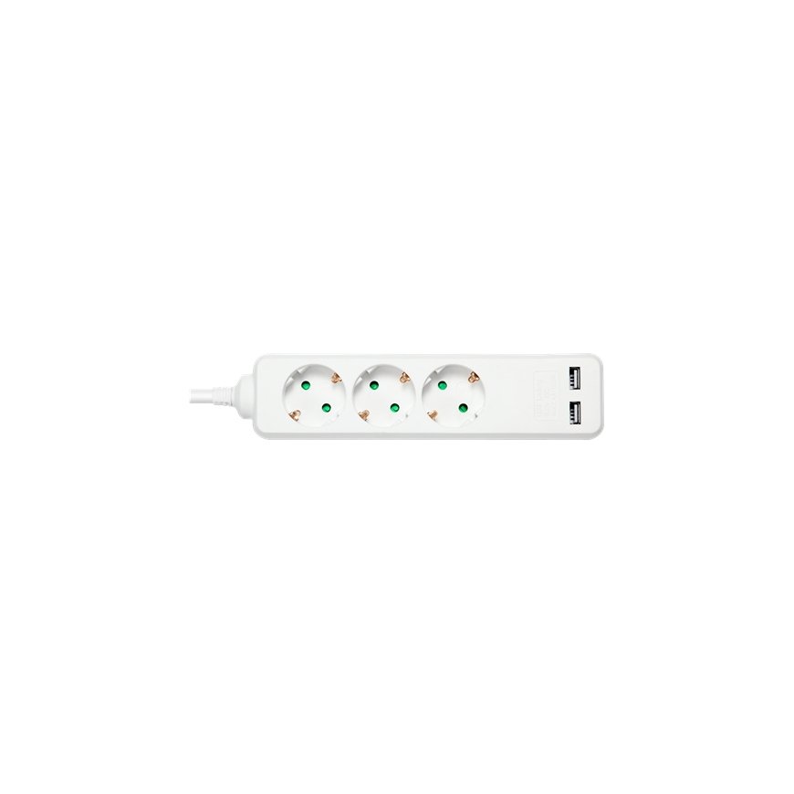Deltaco GT-0310 pagarinātājs 1,5 m