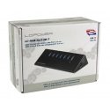LC-Power USB Hub USB 3.2 Gen 1 (3.1 Gen 1) Type-A 5000 Mbit/s Black