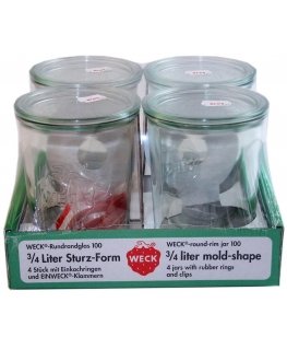 WECK tumbler 850ml pack of 6