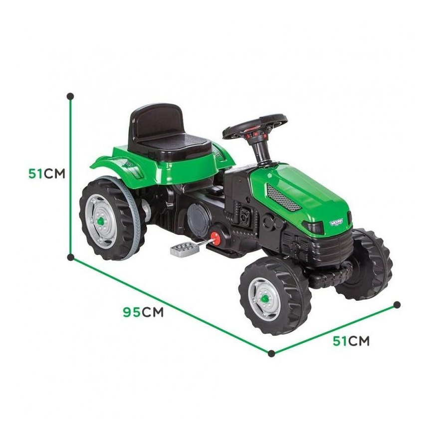 WOOPIE Pedal Tractor - Green – 2