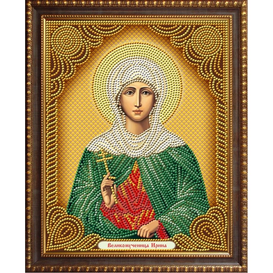 Beldizart Diamond Painting Kit icon St. martyr Irina 22x28 cm AZ-5046